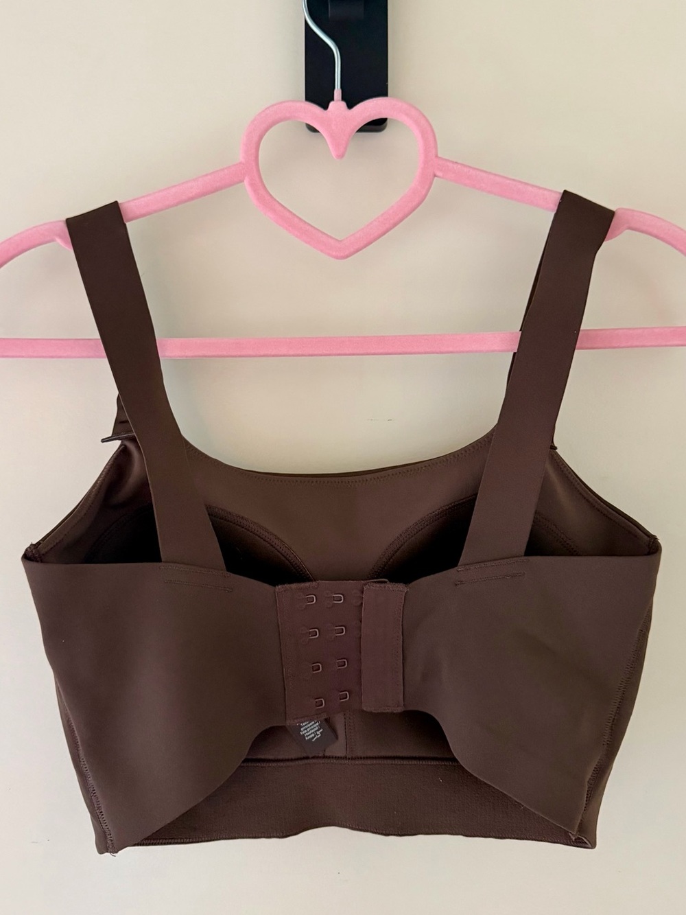 Nike Skims Matte Wide Strap Sports Bra Dark Sepia - Picture 3 of 9